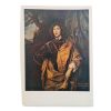 Vintage Italian Grand Master Van Dyck Print Reproduction Lord Philip Warton Galerie de l'Ermitage Wall Art c1951
