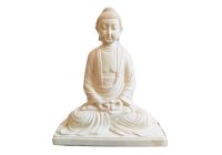 Vintage Thai Man Idol Buddhist Buddha Monk Statue Resin Sculpture Decorative Ornament Damaged circa 1970-80's