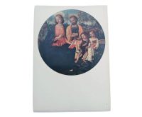 Vintage Italian Grand Master Pinturicchio Print Reproduction Sainte Famille Et Saint Jean Sienne Pinacotheque c1955