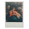 Vintage Italian Grand Master Van Dyck Print Reproduction Repos Pendant La Fuite En Egypte Munich Ancienne Pinacotheque c1951