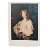 Vintage Italian Grand Master Van Dyck Print Reproduction Portrait Du Loc De Richmond Paris Musee du Louvre c1951