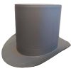 Vintage French Laral Top Hat Grey Champagne Wine Ice Bucket Bar Decor Cooler Display Prop circa 1980-90's