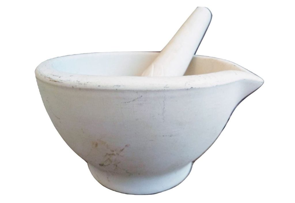 Vintage English Mason Cash Ceramic Stoneware Mortar And Pestle Mixing Bowl Dish Table Herbs Spices Spells Food Decor c1990’s