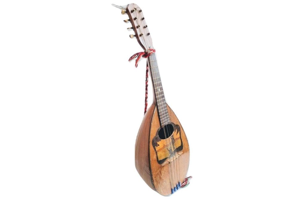 Vintage French Wood Hand Made Mandolin Stringed Musical Instrument Wooden Antique Collector One Off Prop Display c1920-40’s 3