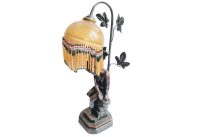 Vintage French Bedside Desktop Kitsch Girl Bronze Look Resin Figurine Ornament Electric Lamp Light Electric c1980-90’s Vintage French Bedside Desktop Kitsch Girl Bronze Look Resin Figurine Ornament Electric Lamp Light Electric c1980-90's