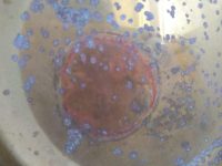 Alternative view of Vintage Moroccan Arabian Middle East Brass Metal Circular Plate Tray Dish Bowl Platter Decorative Table circa 1960-70's