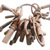 Antique French Small Rusty Iron Key Collection As Found On Original Keyring Cupboard Drawer Rusty Keys Door Lock c1910's