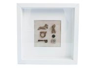 Wall Box Art 'India' by EVE Personally Curated OOAK Collection Wall Hanging Indian Antiques Ring Coin Decor Shadow Box Gift