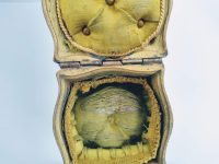 Alternative view of Antique French Gilded Brass Jewellery Jewelry Box Ring Silk Lined Cushioned Dressing Table Wedding Romantic Gift c1890's