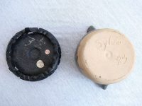 Alternative view of Vintage French Traditional Rustic Rural Pottery Stoneware Dish On Antique Chinese Stand Catch-all Jewellery Bowl c1900-1980's