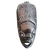 Vintage African Wooden Mask Hanging Wall Hanging Decor Carved Statue Carving Sculpture Wood Tribal Art c1970-80's