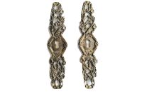 Antique French Ornate Bronze Brass Metal Key Hole Plate Cover Decor Keyhole Gold Door Furniture Decoration c1900's