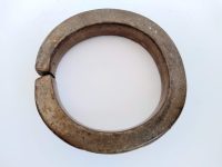 Alternative view of Vintage African Niger Baoule Dogon Bronze Copper Manilla Currency Bracelet Bangle Small Tribal Jewellery Jewelry c1930-50's