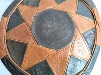 Alternative view of Vintage Moroccan Worn Small Pillow Cushion Poufe Foot Rest Footrest Middle Eastern Display Prop circa 1970-80's