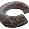 Vintage African Niger Baoule Dogon Bronze Copper Manilla Currency Bracelet Bangle Large Tribal Jewellery Jewelry c1930-50's