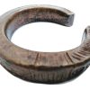 Vintage African Niger Baoule Dogon Bronze Copper Manilla Currency Bracelet Bangle Small Tribal Jewellery Jewelry c1930-50's