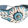 Vintage Nepalese Shell Bead Decorated Encrusted Decorative Belt Sash Cummerbund Traditional Outfit Display Nepal c1980-90's
