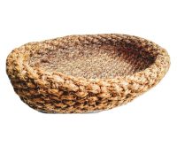 Vintage French String Basket Serving Fruit Bowl Basket Dish Table Centrepiece Display Food Styling Decor c1970-80's