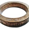 Vintage African Niger Baoule Dogon Bronze Copper Manilla Currency Bracelet Bangle Small Tribal Jewellery Jewelry c1930-50's