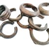 Vintage African Niger Baoul? Dogon Bronze Copper Manilla Currency Bracelet Bangle Small Tribal Jewellery Jewelry c1930-50's