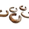Vintage African Niger Baoulé Dogon Bronze Copper Manilla Currency Bracelet Bangle Medium Tribal Jewellery Jewelry c1930-50's
