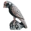 Vintage South East Asian Balinese Large Decorative Wooden Wood Bird Carving Wood Ornament Styling Gold Leaf Art c1950's