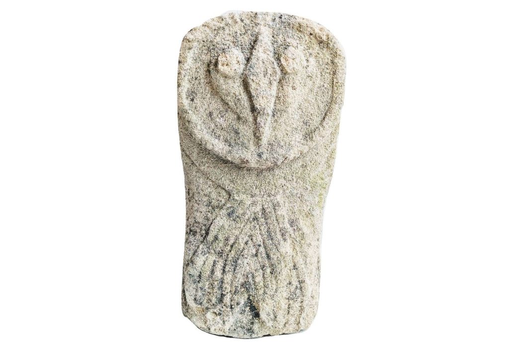 Antique Mediaeval Middle Ages Church Chapel Stone Sandstone Owl Bird Carving Sculpture Ancient Decor Display c1200-1500’s