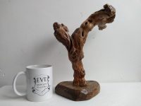 Alternative view of Vintage French Wood Grape Vine Root Candlestick Candle Stick Holder Display Candles Light Small Display c1950-60's