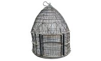 Antique French Large Wood Metal Song Bird Cage Aviary Collector Keeper Historical Gift Prop Decor Traditional c1880-1900's