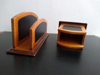 Alternative view of Vintage French Desktop Set Writing Rest Letter Stand Pen Pencil Holder Aid Prop Desktop Traditional Office Gift c1970-80's