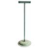 Vintage French Large Green Metal Roller On Stand Industrial Carpenter Metalworker Tool Industrial Support Stand c1940-50's