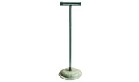 Vintage French Large Green Metal Roller On Stand Industrial Carpenter Metalworker Tool Industrial Support Stand c1940-50's