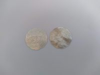 Alternative view of Antique Chinese Mother Of Pearl Love Dove Couple Round Circular Gaming Chip Counter Ornately Engraved Marker c1850s