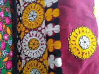 Alternative view of Vintage Turkish Uzbek Caftan Turkmen Turkoman Overcoat Vest Clothes Costume Ethnic Tribal Asian Jacket XS S c1960-70's