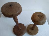 Alternative view of Vintage French Pair Of Wood Wooden Hat Stand Rest Decor Design Shop Commercial Retail Window Display c1950's
