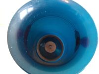 Alternative view of Vintage French Dark Purple Plastic Philipe Massonnot Champagne Wine Ice Bucket Cooler Display Stand Pot Handled c1980-90's