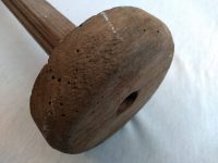 Alternative view of Vintage French Wood Wooden Pair Of Tall Hat Stand Rest Decor Design Shop Commercial Retail Window Display c1920's