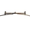 Vintage French Rustic Wooden Tool Yoke Farming Cattle Horse Agricultural Industrial Wooden Fixture Prop Decor c1940-50's