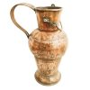 Vintage Dutch Copper Hand Hammered Large Jug Urn Pot Handled Vase Ornament Decoration Prop circa 1920-40's