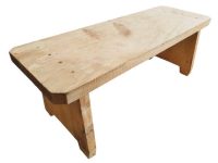 Vintage French Home Made Wooden Milking Stool Small Chair Seat Kitchen Table Farm Rustic Rural Plinth Shelf circa 1970-80's