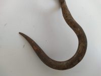 Alternative view of Vintage French Large Butcher Meat Kitchen Hanging Hook rustic rural rusty shop display agricultural industrial c1950-60's