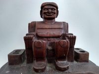 Alternative view of Vintage French Executive Desktop Pen Pencil Catch-All Holder Display Desk Office Decor Home Made Man Robot c1960s