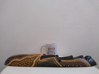 Alternative view of Vintage African Wooden Mask Hanging Wall Hanging Decor Carved Statue Carving Sculpture Wood Tribal Art c1980-90's