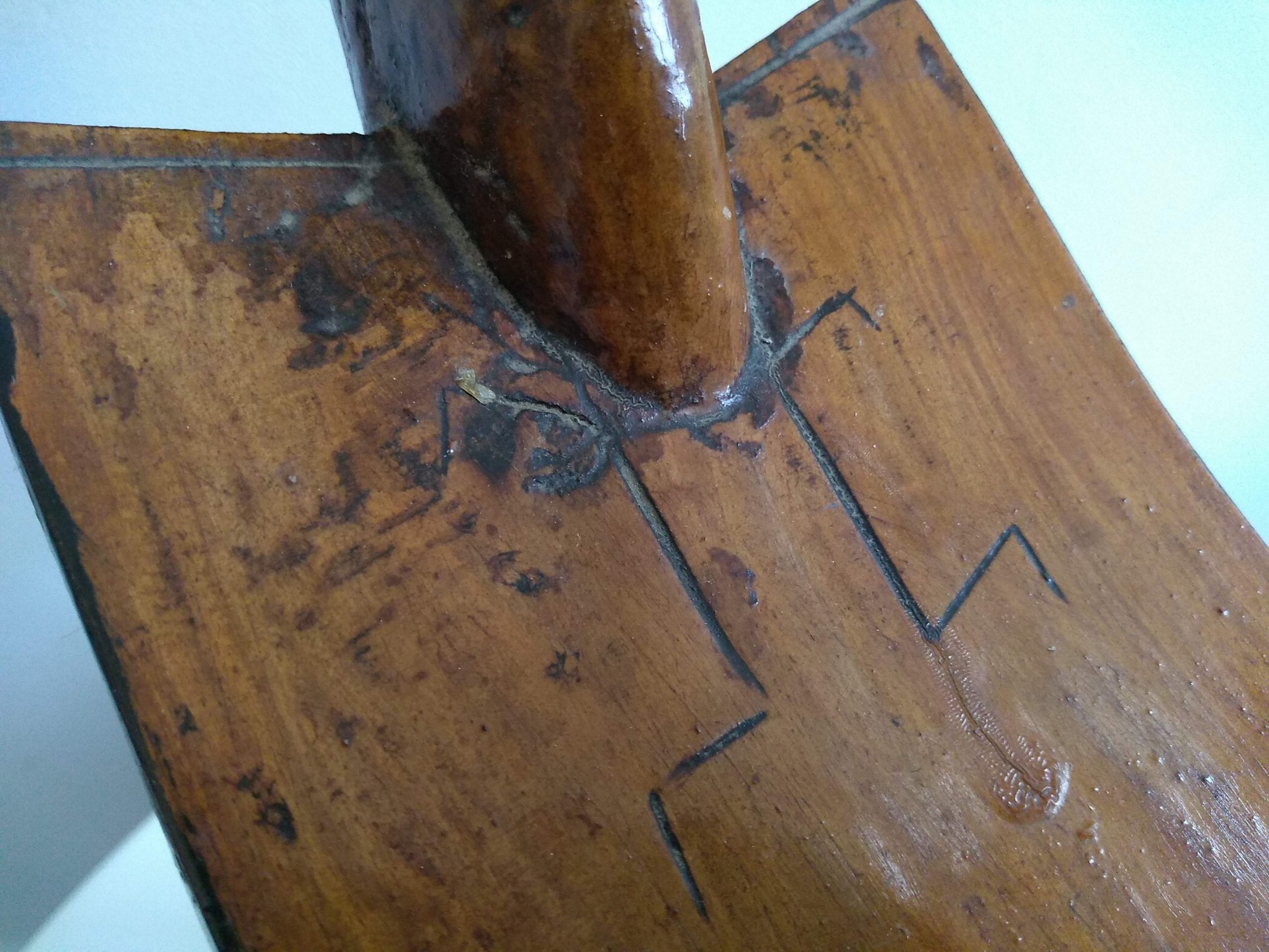 Vintage African Wooden Brown Natural Wood Antelope Squat Stool Chair Stand Display Foot Rest Plinth Seating circa 1960-70’s 3 Vintage African Wooden Brown Natural Wood Antelope Squat Stool Chair Stand Display Foot Rest Plinth Seating circa 1960-70's - Image 3