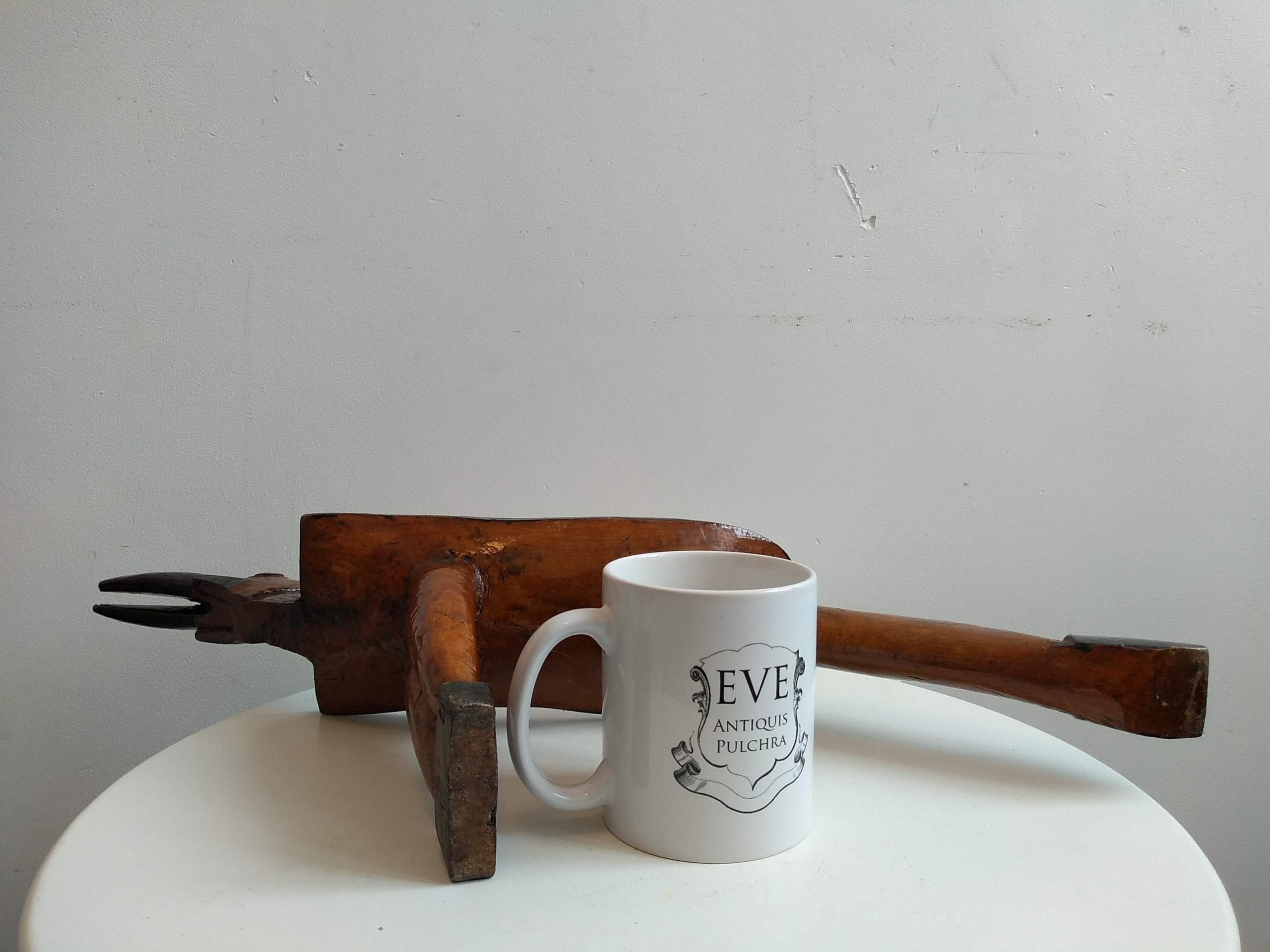 Vintage African Wooden Brown Natural Wood Antelope Squat Stool Chair Stand Display Foot Rest Plinth Seating circa 1960-70’s 4 Vintage African Wooden Brown Natural Wood Antelope Squat Stool Chair Stand Display Foot Rest Plinth Seating circa 1960-70's - Image 4