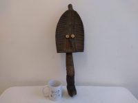 Alternative view of Vintage African Mahongwe Kota Gabon Reliquary Art Statue Figurine Primitive Sculpture Carving Tribal Display Decor c1990's