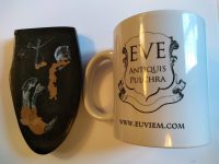 Alternative view of Vintage African Small Wooden Bust Mask Wall Decor Intricate Carved Statue Carving Sculpture Wood Tribal Art c1980-90's