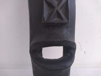 Alternative view of Vintage African Medium Wooden Bust Mask Wall Decor Intricate Carved Statue Carving Sculpture Wood Tribal Art c1980-90's