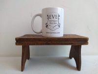 Alternative view of Antique French Wooden Brown Natural Wood Tiny Folding Stand Display Rest Plinth Prop Ornament circa 1950-60's