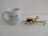 Alternative view of Antique French Brass Metal Gold Candle Snuffer Snuff Extinguisher Putter Outer Scissors Decor c1910-20's